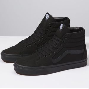 Black high top vans
